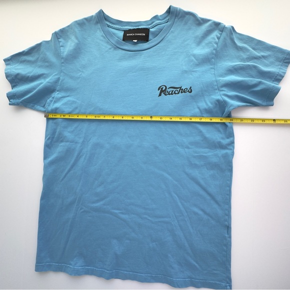 Bianca Chandon Peaches T-Shirt Size Large - Picture 7 of 8